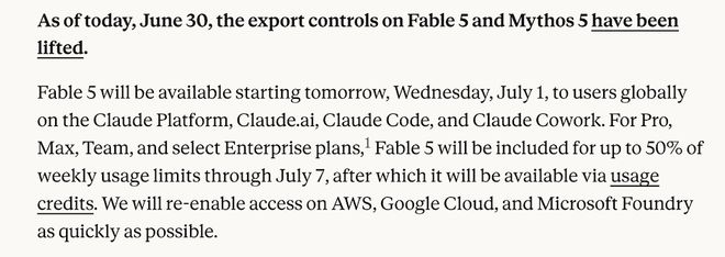 Claude Fable 5解禁实测：网友狂玩但太贵量少-第1张图片-世界杯直播平台-世界杯2026直播平台-免费观看官方-V3.6.9