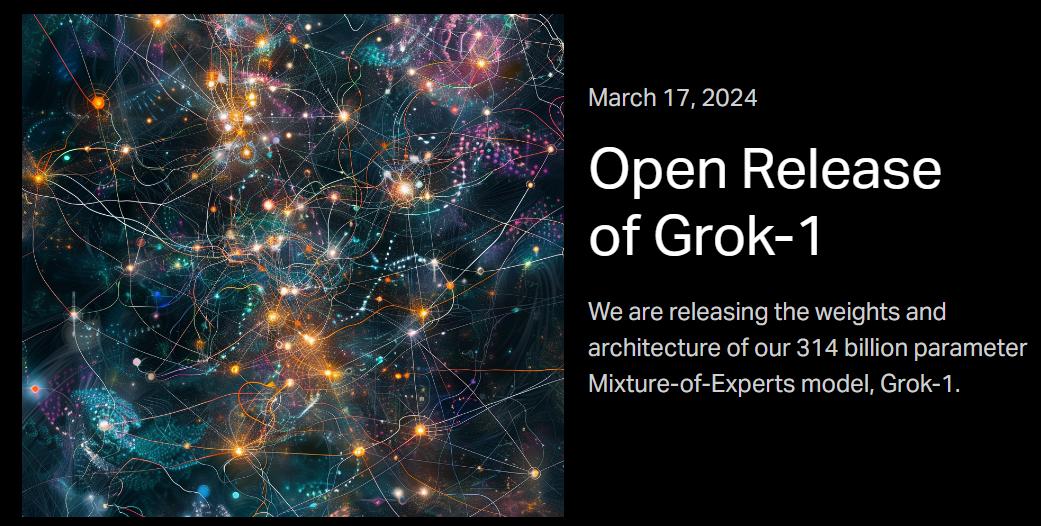 马斯克兑现承诺，Grok-1开源成最大开源模型