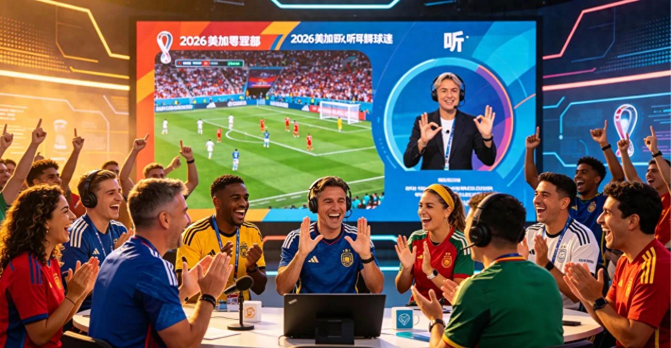 2026世界杯新看点：手语直播，让听障群体共享全球狂欢