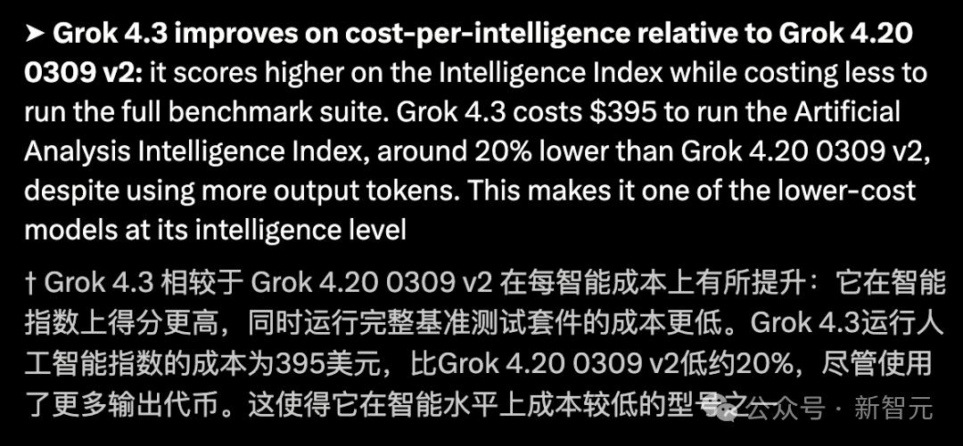 xAI发布Grok 4.3，更便宜更快，像合格助手啦-第5张图片-世界杯直播平台-世界杯2026直播平台-免费观看官方-V3.6.9